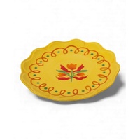 La La Land Beyond Retro Folk - Stoneware Hand Painted Plate
