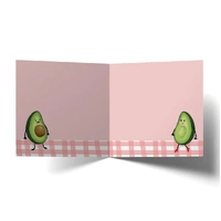 La La Land Greeting Card - Other Half Avocado
