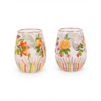 La La Land Bountiful Harvest - Large Glass Tumblers