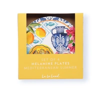 La La Land Mediterranean Summer - Melamine Plate Set