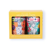 La La Land Mediterranean Summer - Melamine Cup Set