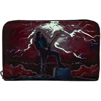 Loungefly Stranger Things - Eddie Munson Tribute Glow in the Dark Zip Around Wallet