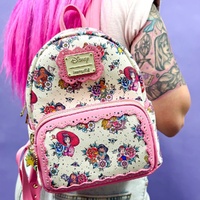 Loungefly Disney Princess - Floral Tattoo Mini Backpack