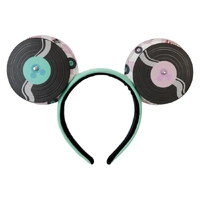 Loungefly Disney Mickey & Minnie Mouse - Date Night Diner Jukebox Record Ears Headband