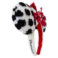 Loungefly Disney Minnie Mouse - Minnie Rocks The Dots Sherpa Ears Headband