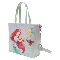 Loungefly Disney The Little Mermaid - Ariel & Flounder Tote Bag with Coin Bag