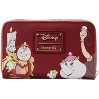 Loungefly Disney Beauty & the Beast - Fireplace Scene Zip Around Wallet