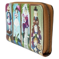 Loungefly Disney's Haunted Mansion - Portraits Glow in the Dark Zip Around Wallet