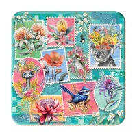 Lisa Pollock - Coasters Pretty Postage (Set of 6)