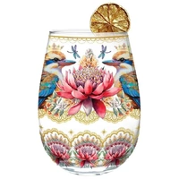 Lisa Pollock - Golden Glamour Stemless Glass Vintage Kookas