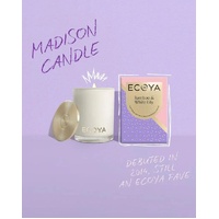 Ecoya Greatest Hits Madison Jar Candle - Bamboo & White Lily