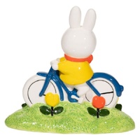 Miffy Figurine - Tulip Garden Bike Ride