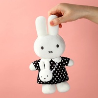 Miffy Plush - Black Dot Dress with Miffy Bag 20cm