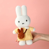 Miffy Plush - Yellow Checkered Dress with Melanie Bag 20cm