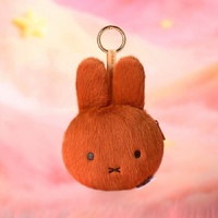 Miffy Purse Keychain - Plush Brown