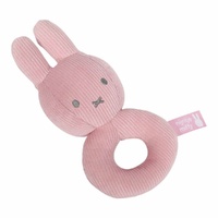 Miffy Ribbed - Miffy Rattle Pink