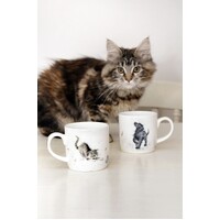 Royal Worcester Wrendale Mug - Cat & Mouse