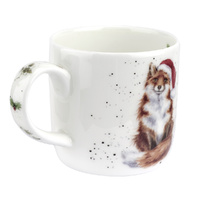 Wrendale Designs By Royal Worcester Christmas Mug - Christmas Foxtivities