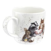 Wrendale Designs By Royal Worcester Mug - Woodland Tea Party