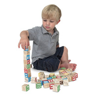 Melissa & Doug Classic Toy - Wooden Abc123 Blocks