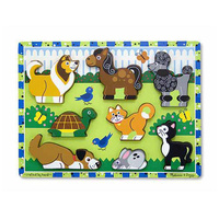 Melissa & Doug Chunky Puzzle - Pets 8pc