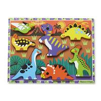 Melissa & Doug Chunky Puzzle - Dinosaurs 7pc