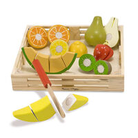 Melissa & Doug Kitchen Play - Cutting Fruit Crate