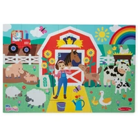 Melissa & Doug - Ms. Rachel Farm Floor Puzzle 24pc