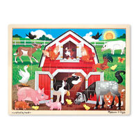 Melissa & Doug Jigsaw Puzzles - Barnyard 24pc