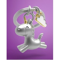 Metalmorphose Keychain - Flying Unicorn