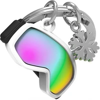 Metalmorphose Keychain - Ski Goggles with Snowflake