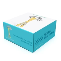 Metalmorphose Keychain - Skis with Snowflake