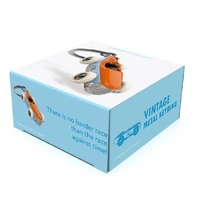 Metalmorphose Keychain - Vintage Racer 'Noël' Car