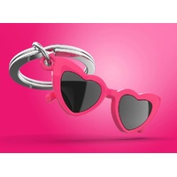 Metalmorphose Keychain - Heart Sunglasses
