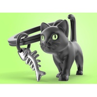 Metalmorphose Keychain - Black Cat