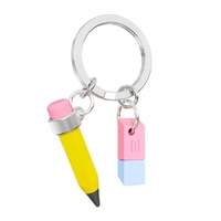 Metalmorphose Keychain - Pencil & Eraser