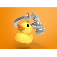 Metalmorphose Keychain - Duck Family