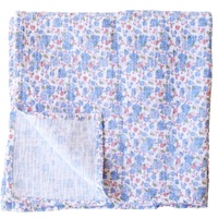 Alimrose Muslin Swaddle - Lilly Blue