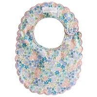 Alimrose Scallop Bib - Lilly Blue