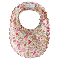 Alimrose Scallop Bib - Rose Garden