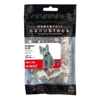 Nanoblock Animals - Russian Blue Cat