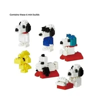 Nanoblock mininano - Peanuts Vol. 1 Complete Set