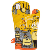 Blue Q Oven Mitt - Man With A Pan