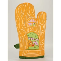 Blue Q Oven Mitt - I Put Wine In The Sauce And Also In My Mouth
