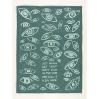 Blue Q Tea Towel - Just Gonna Set That Dirty Dish In The Sink And Call It A Day, Huh?