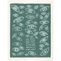 Blue Q Tea Towel - Just Gonna Set That Dirty Dish In The Sink And Call It A Day, Huh?