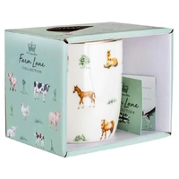 Farm Lane Mug - Horses