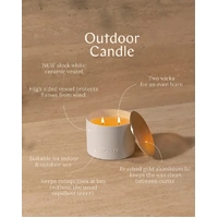 Ecoya Outdoor Candle - Citronella & Lemongrass