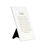 Precious Quotes Plaque by Splosh - Sister