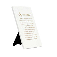 Precious Quotes Plaque by Splosh - Empowerment